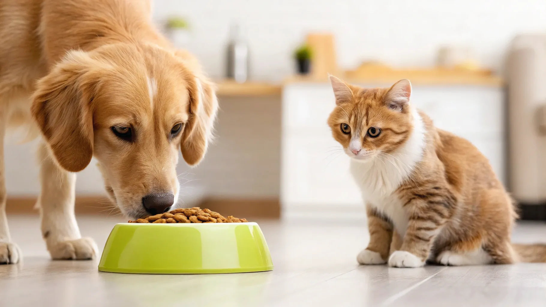Image showcasing How to Stop My Dog from Eating My Cat's Food: A Comprehensive Guide ...